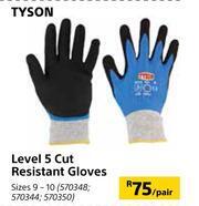 Builders Warehouse Tyson Level 5 Cut Resistant Gloves-Per Pair offer