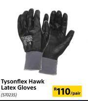 Tysonflex Hawk Latex Gloves-Per Pair