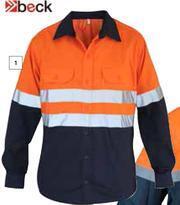 Builders Warehouse Beck 2 Tone Long Sleeve Work Shirt offer