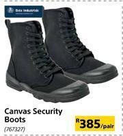 Builders Warehouse Bata Industries Canvas Security Boots-Per Pair offer