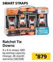 Builders Warehouse Smart Straps Ratchet Tie Downs offer