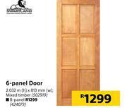 Builders Warehouse Swartland 6-Panel Door-2.032m (h) x 813mm (w) offer