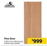 Builders Warehouse Swartland Pine Door-2.032m (h) x 813mm (w) offer