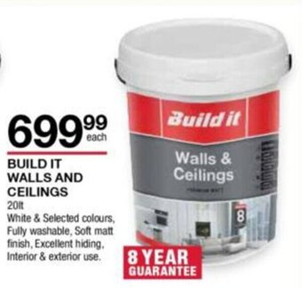 BUILD IT Walls and Ceilings 20lt