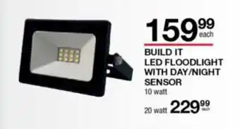 Build It BUILD IT LED Floodlight with Day/Night Sensor 10 watt offer