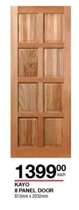 Build It KAYO 8 Panel Door 813mm x 2032mm offer