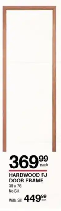 Build It Hardwood FJ Door Frame 38 x 76 No Sill offer