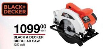 Build It Black + Decker - Circular Saw 1250 Watt offer