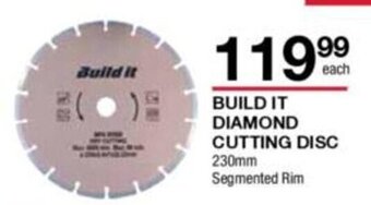 BUILD IT Diamond Cutting Disc 230mm Segmented Rim