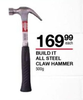 Build It BUILD IT All Steel Claw Hammer 500g offer