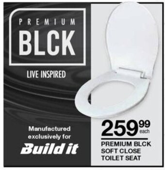 Build It PREMIUM BLCK Soft Close Toilet Seat offer