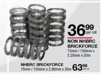 Build It Non NHBRC Brickforce 75mm / 150mm x 2.20mm x 20m offer