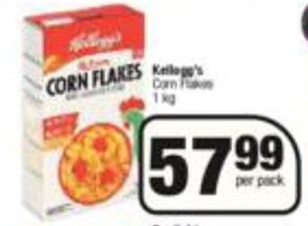 Spar Kellogg's Corn Flakes 1kg offer