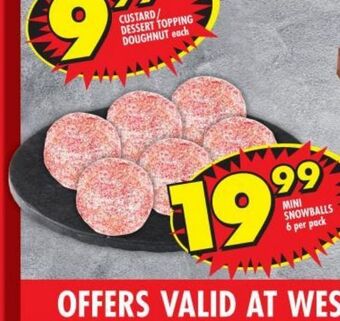 Shoprite Mini snowballs offer