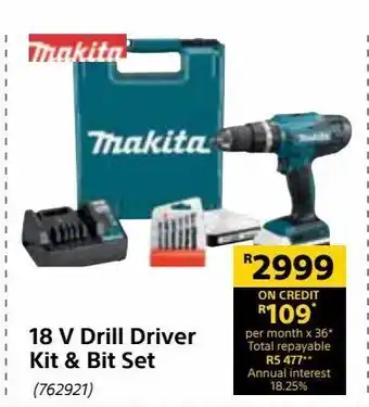 Builders Trade Depot 18 v drill driver kit & bit set offer