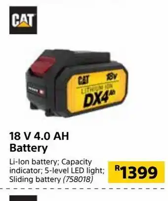 Builders Trade Depot 18 v 4.0 ah battery offer
