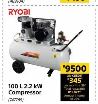 100 l 2.2 kw compressor