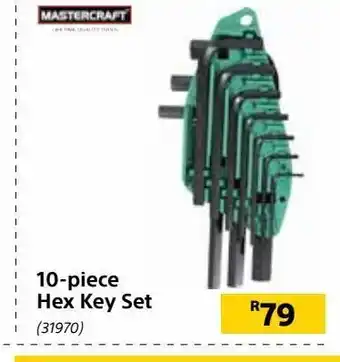 10-piece hex keys set