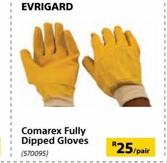Comares fully dipped gloves