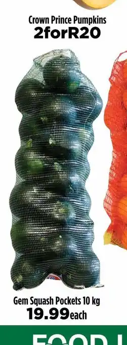 Food Lover's Market Gem squash offer