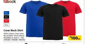 Crew neck shirt