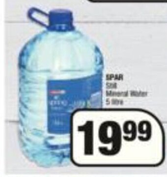 Spar SPAR Still Mineral Water 5 Litre offer