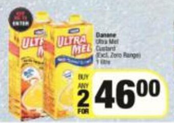 Spar Danone Ultra Mel Custard 1 Litre offer