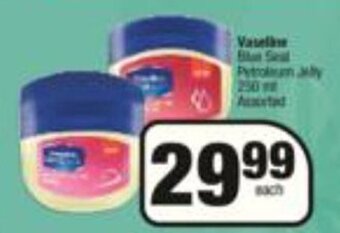 Vaseline Blue Seal Petroleum Jelly 250 ml Assorted