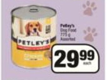 Petley's Dog Food 775g Assorted