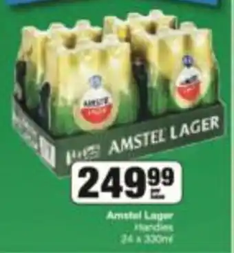Spar Amstel Lager Handies 24 x 330ml offer