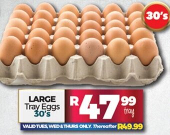 Take 'n Pay Large Tray Eggs 30's offer