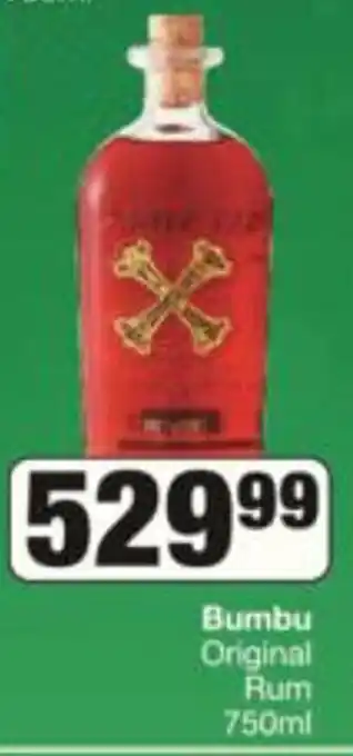 Spar Bumbu Original Rum 750ml offer