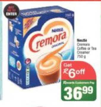 Spar Nestle Cremora Coffee or Tea Creamer 750g offer