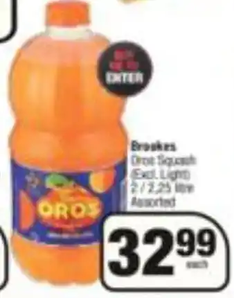 Spar Brookes Oros Squash Assorted offer