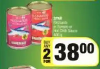Spar SPAR Pilchards in Tomato or Hot Chili Sauce offer