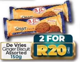 Take 'n Pay De Vries Ginger Biscuit Assorted 150g offer