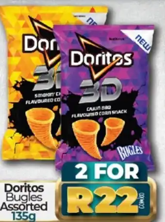 Take 'n Pay Doritos Bugles Assorted 135g offer