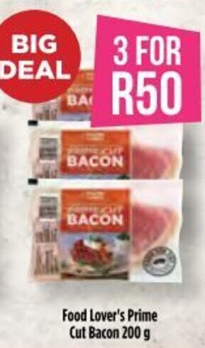 Food Lover's Market Food Lover's Prime Cut Bacon 200g offer