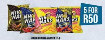 Food Lover's Market Simba Nik Naks Assorted 135g offer