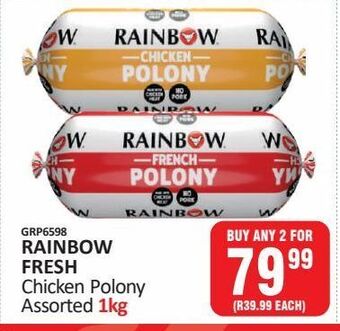 KitKat Cash and Carry Chicken polony assorted rainbow fresh offer