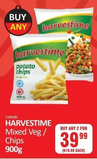 KitKat Cash and Carry Mixed veg/ chips harvestime offer