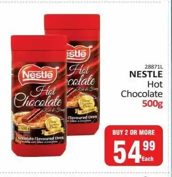 Hot chocolate nestlé
