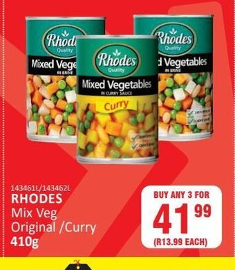 KitKat Cash and Carry Rhodes mix veg original / curry offer