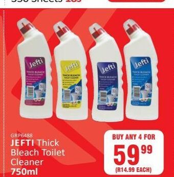KitKat Cash and Carry Jefti thick bleach toilet cleaner offer