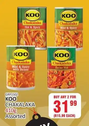 Koo chakalaka assorted