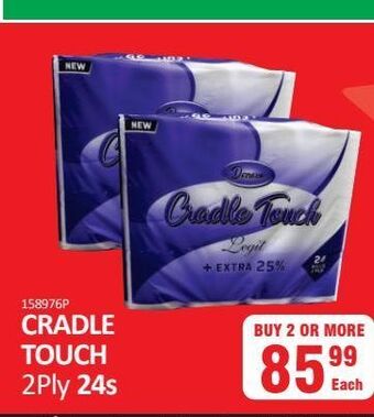 Cradle touch