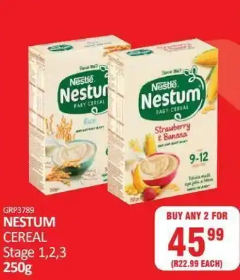 Nestum cereals stage 1,2,3