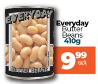Take 'n Pay Everyday Butter Beans 410g offer