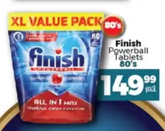 Take 'n Pay Finish Powerball Tablets 80's offer
