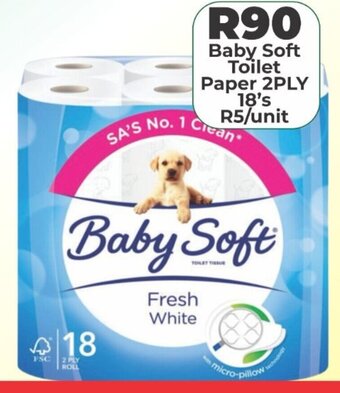 Baby Soft Toilet Paper 2PLY 18's